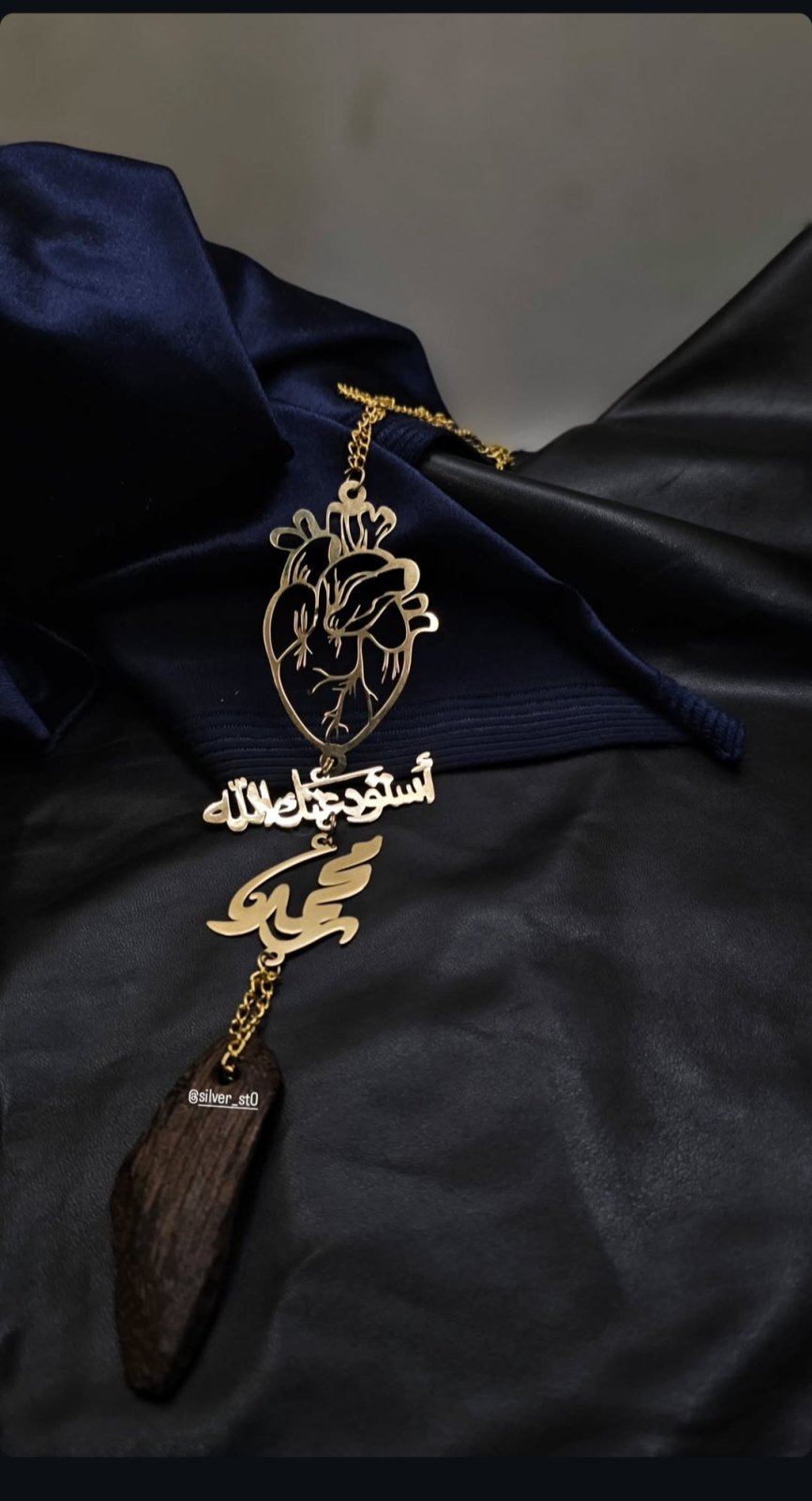 تعليقه سيارة نحاس مطلي ذهب